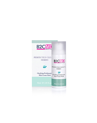 B2CMD Perfectly Clean + Clarifying Problematic Skin Cream Mask - Akneli, Yağlı Ve Problemli Ciltler İçin Arındırıcı Krem Maske